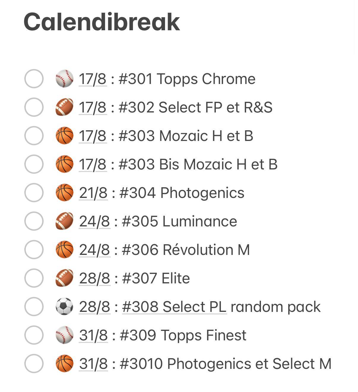 Calendibreak