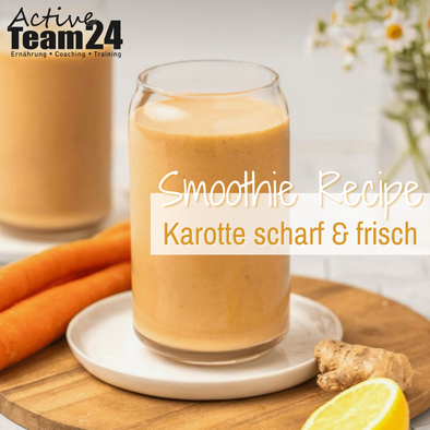 Karotte scharf und frisch