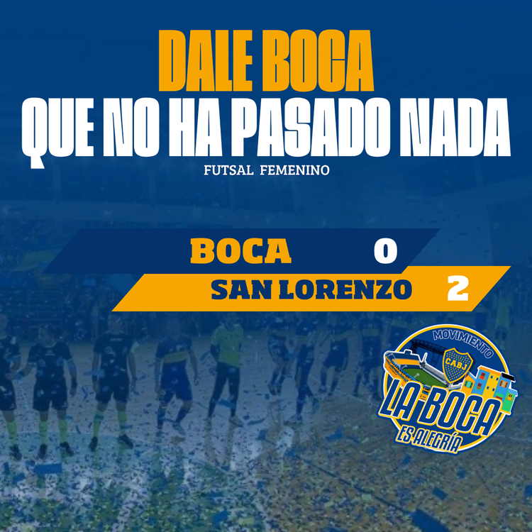 Caída del Futsal Femenino ante San Lorenzo
