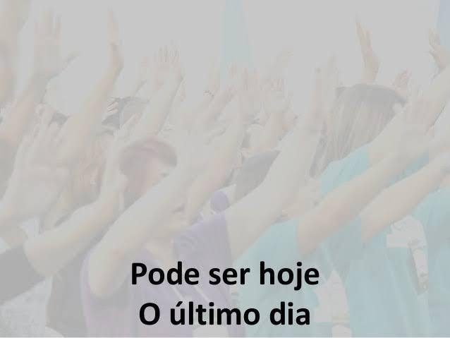 01/09/21 Hoje pode ser o último dia