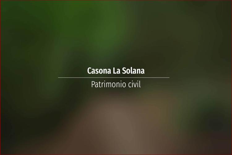 Casona La Solana
