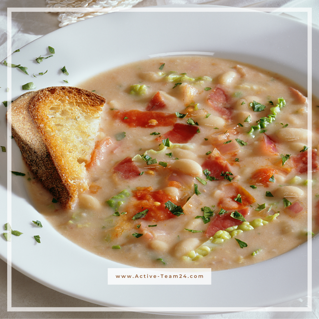 WEISSE BOHNENSUPPE