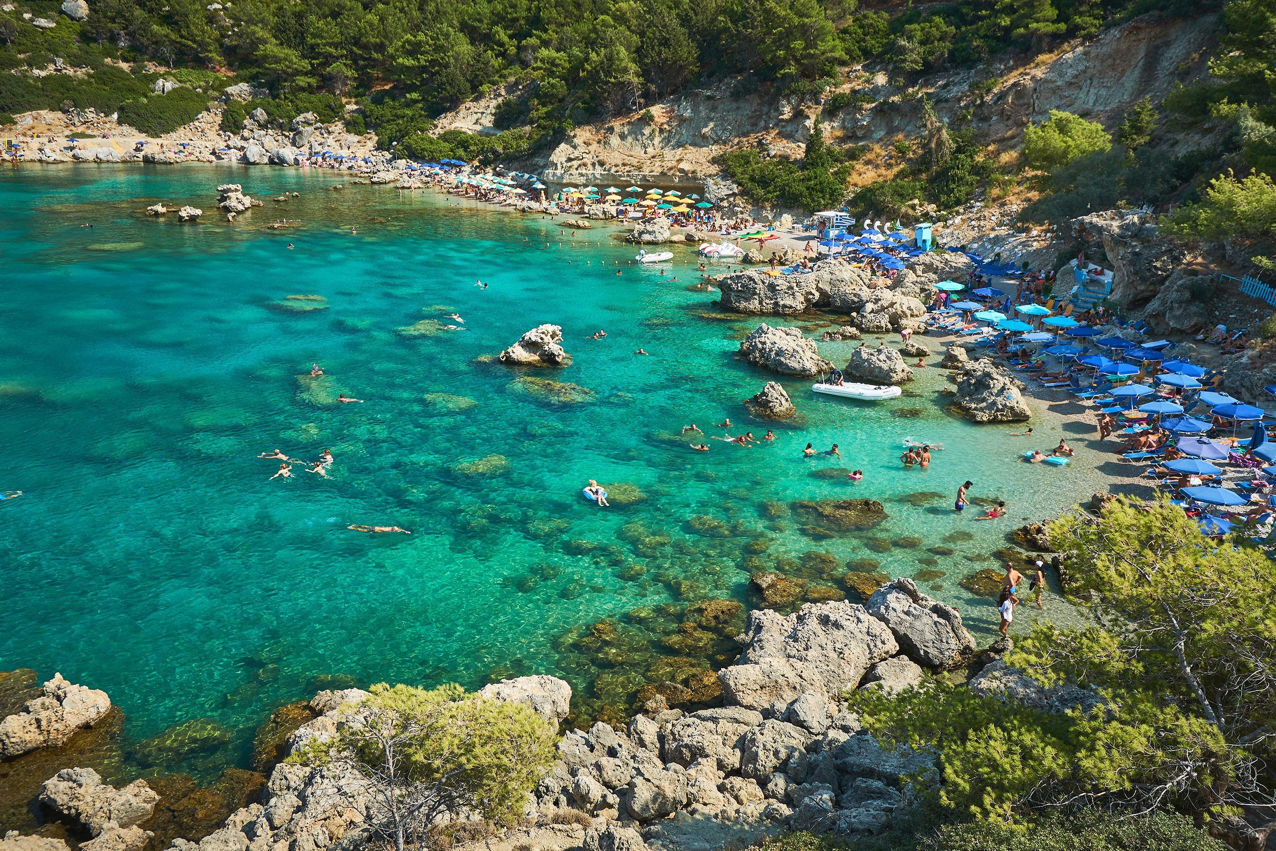 Anthony Quinn Bay Rhodes Island Guide