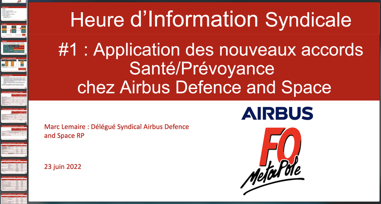 Santé et prévoyance au 1er octobre 2022 chez Airbus DS Cyber et SLC