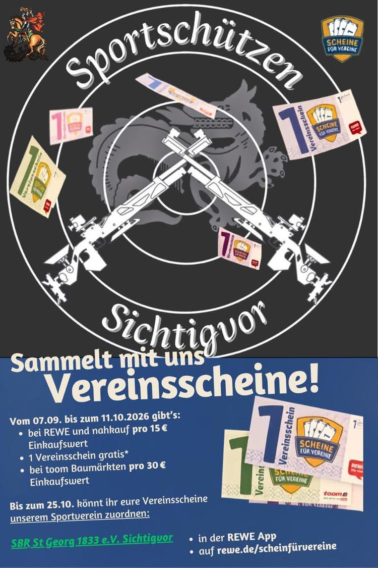 Sammelt Vereinsscheine