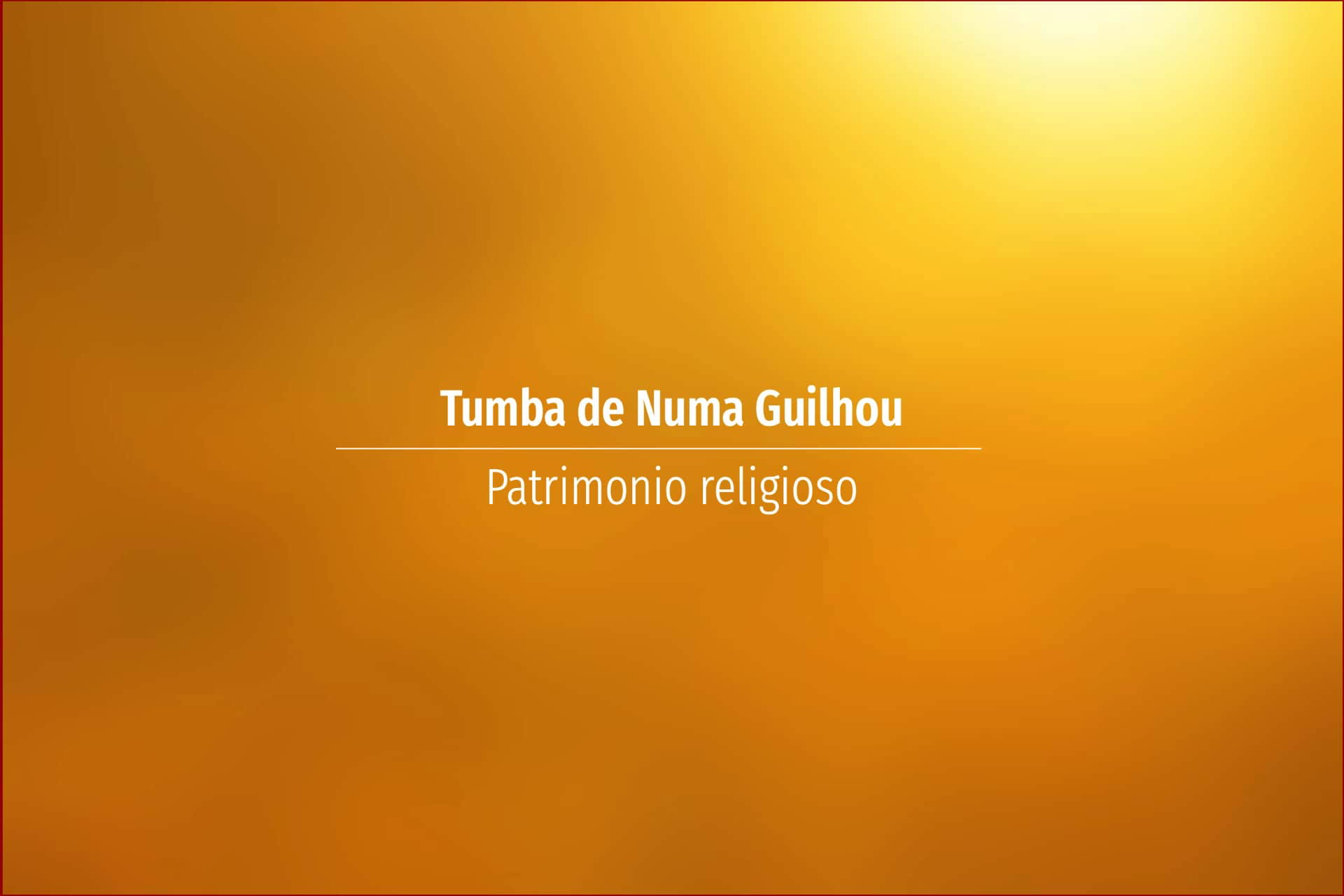 Tumba de Numa Guilhou