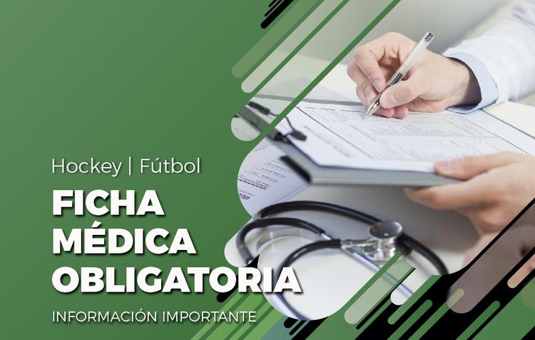 📄 Ficha Médica Obligatoria para Competir: Hockey 🏑 y Fútbol ⚽