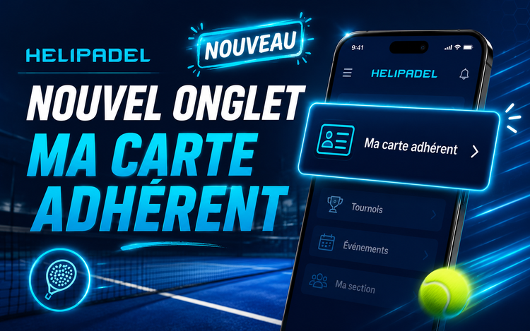 Ma carte d'adhérent !