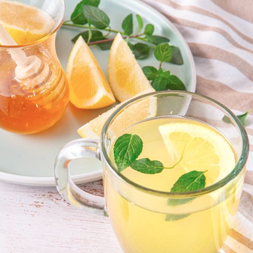 Honey Bee Mint Iced Tea