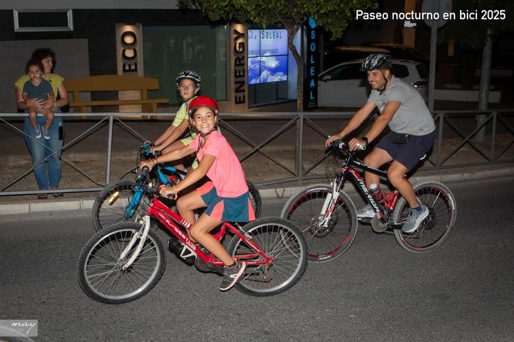 Lebrija volverá a recorrer sus calles en bicicleta con el Paseo Nocturno ‘Verano 2026’