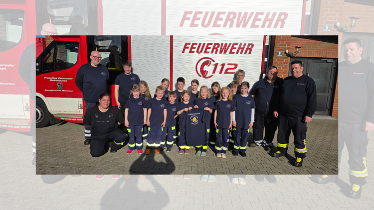 Neue Shirts für die Feuersternchen aus Seershausen