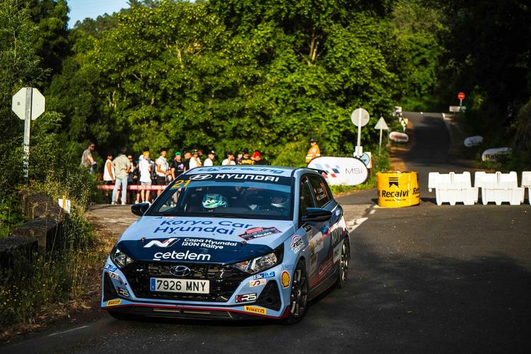 Carlos Gómez se mantiene en las primeras posiciones de la Copa Hyundai i20N Rallye
