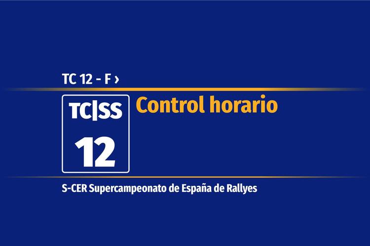 Tramo 12 &nbsp;›&nbsp; TC 12 - F | Control horario