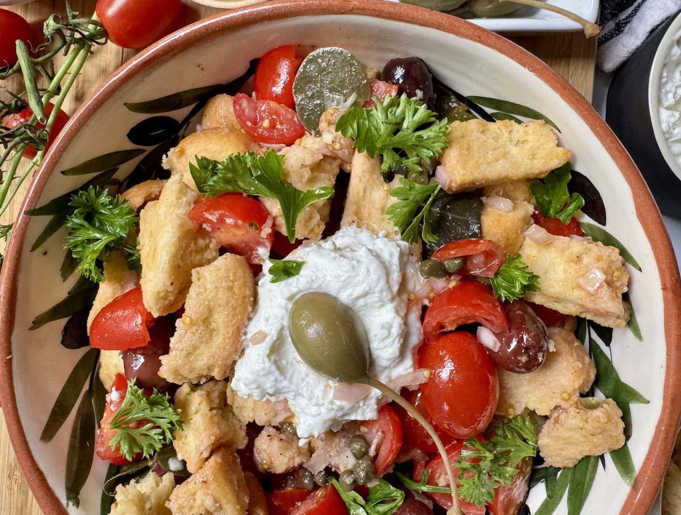 Cretan Dakos Salad