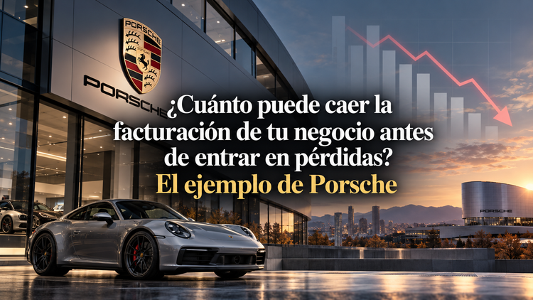 ¿Cuánto puede caer la facturación de tu negocio antes de entrar en pérdidas? El ejemplo de Porsche
