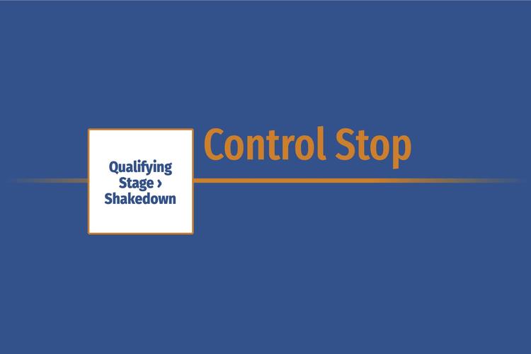 Qualifying Stage › Shakedown › Control Stop