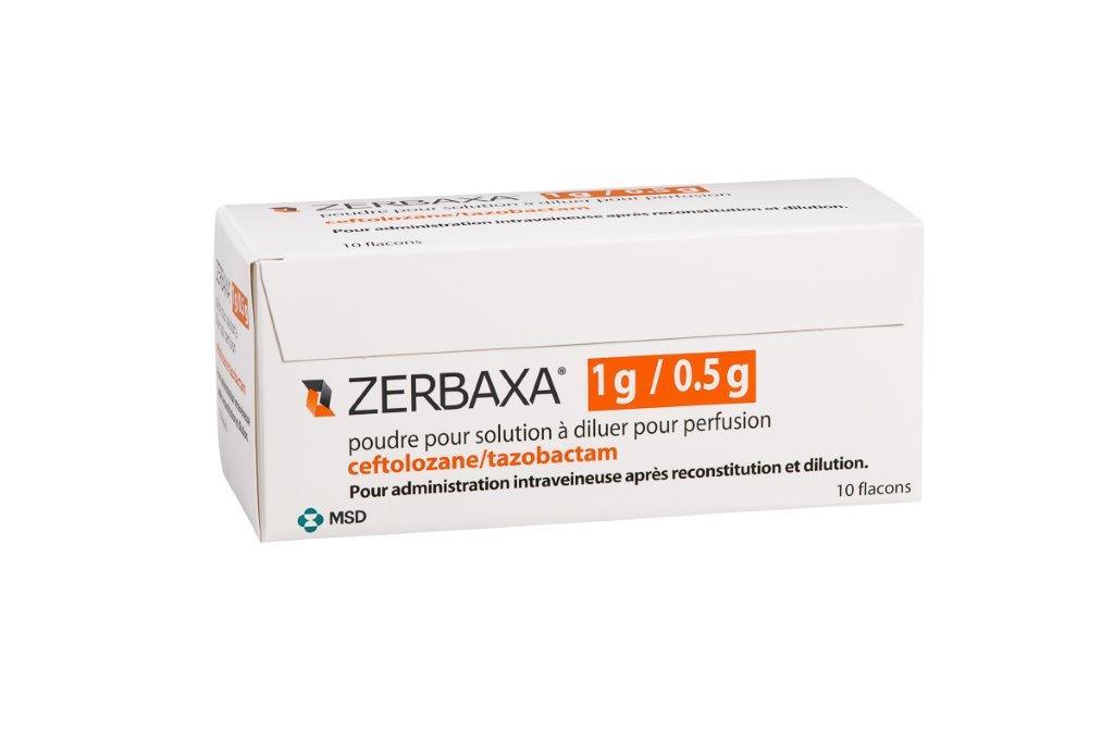 L’antibiotique Zerbaxa ( ceftolozane-tazobactam) n’est plus disponible en raison d’un arrêt temporaire de la production