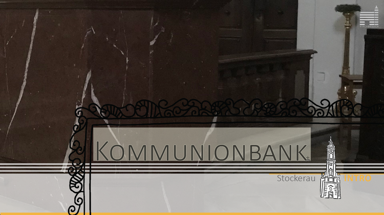 Kommunionbank in Stockerau