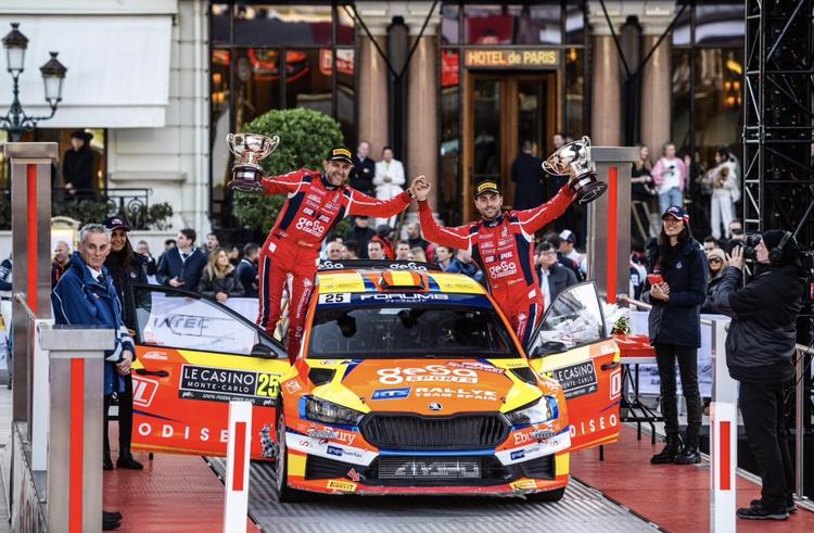 Pepe López vuelve a subir al podio del Rallye Monte-Carlo como piloto Rallye Team Spain