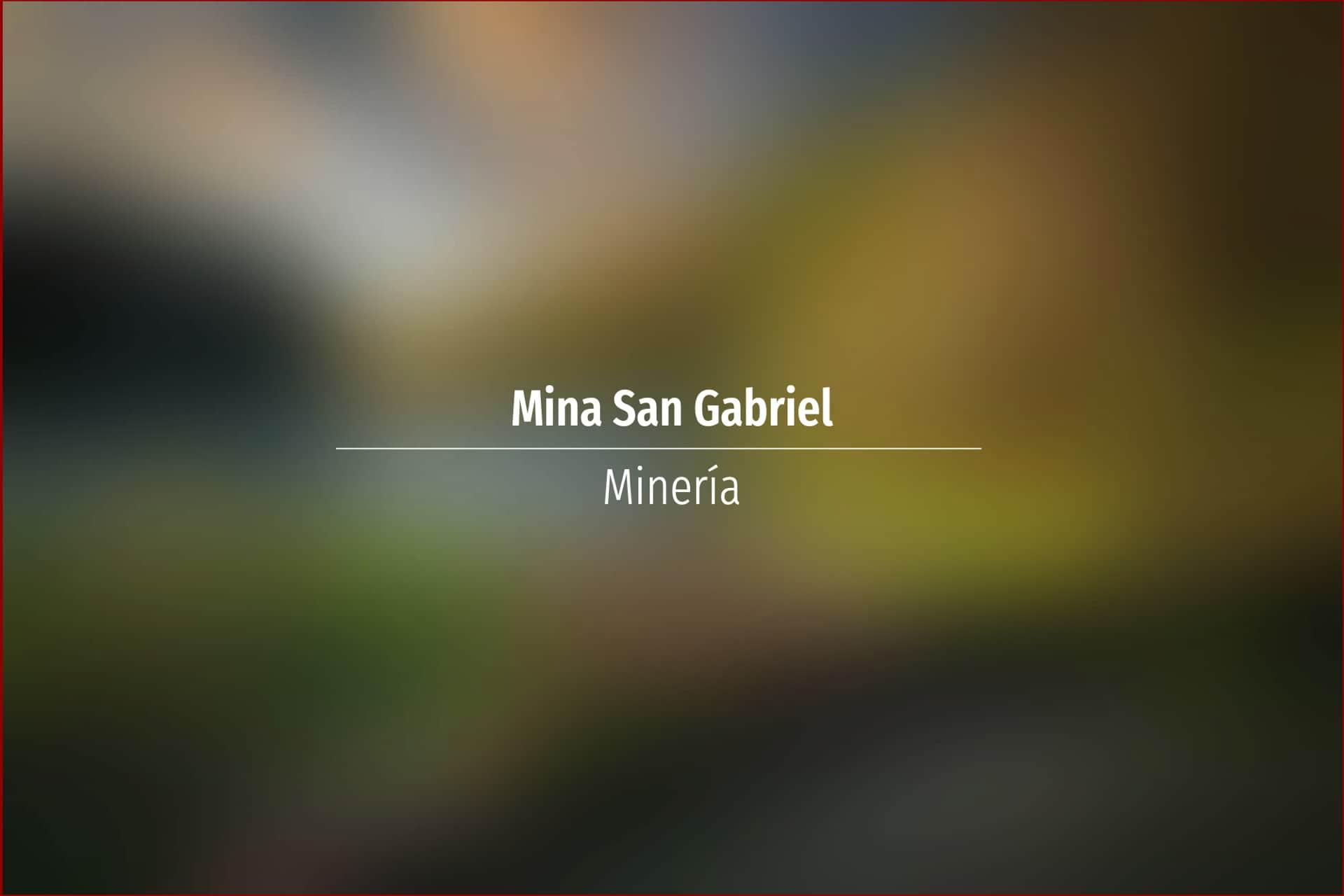 Mina San Gabriel