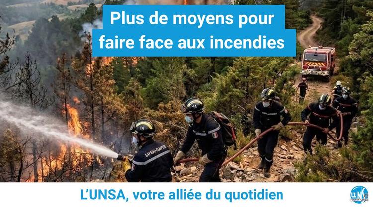 Plus de moyens pour faire face aux incendies