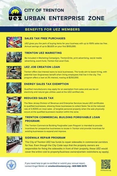 About (UEZ) Urban Enterprise Zone - City of Trenton NJ