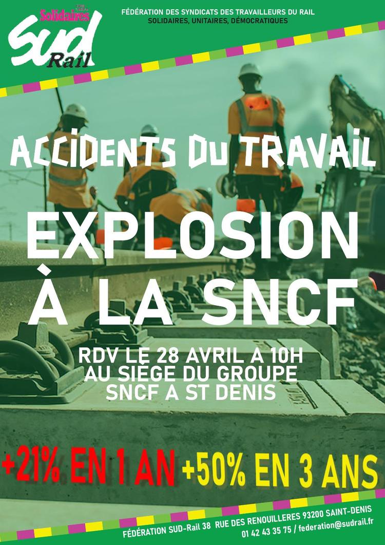 ACCIDENTS DU TRAVAIL LES CHEMINOT-E-S PAIENT LE PRIX FORT !