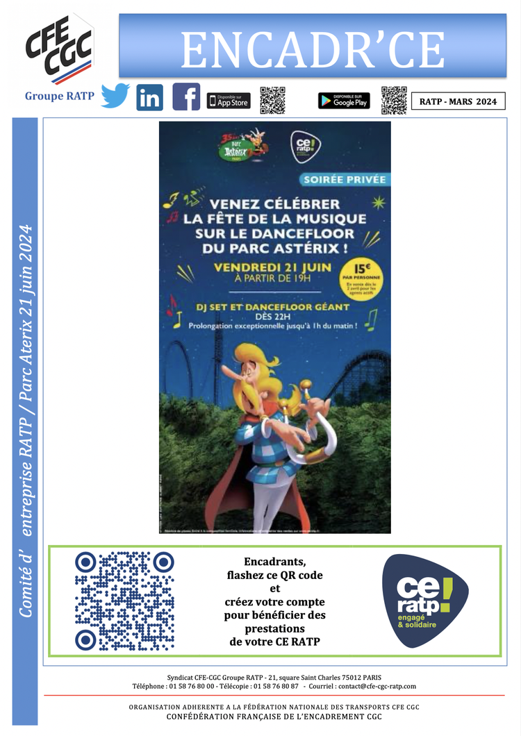 CE RATP - Parc Asterix 21 juin 2024