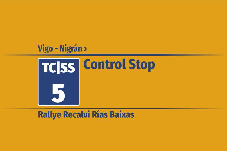 Tramo 5 &nbsp;›&nbsp; Vigo - Nigrán | Control Stop