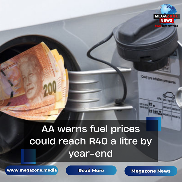 AA warns fuel prices could reach R40 a litre by year-end