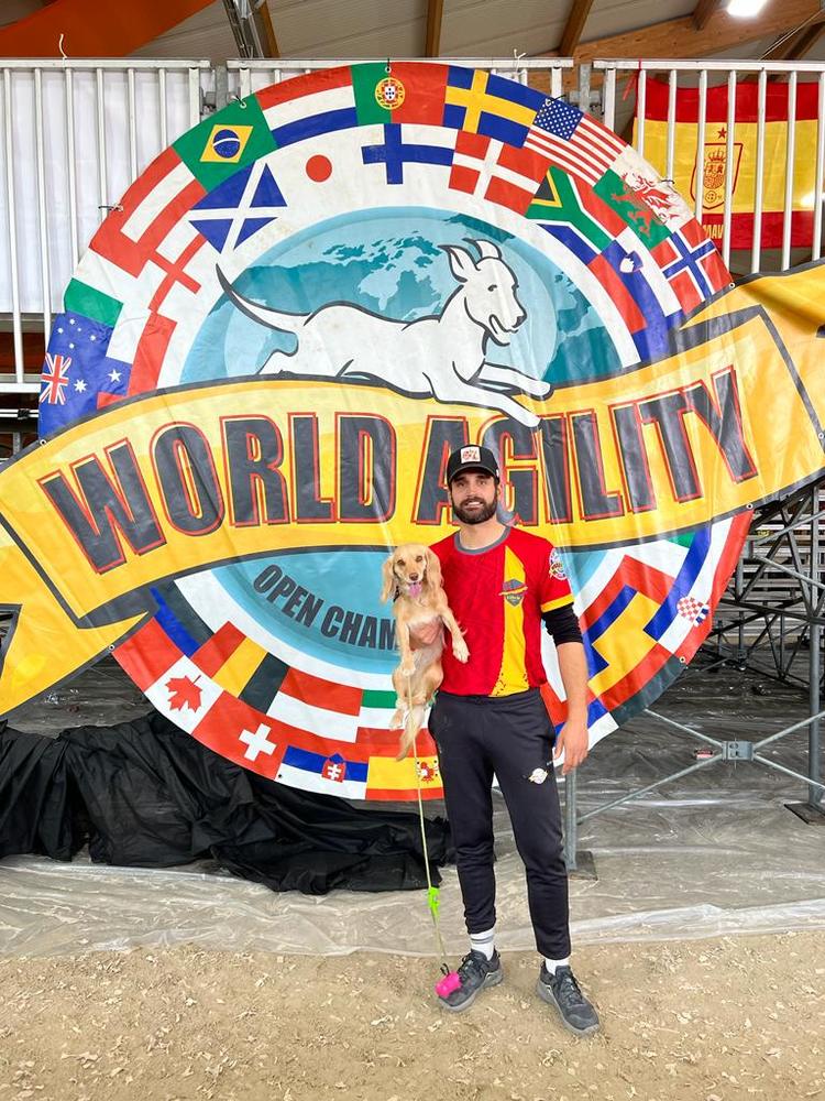  Juan Luis Fraile y la perra Magik finalistas en el campeonato del mundo de Agility WAO 