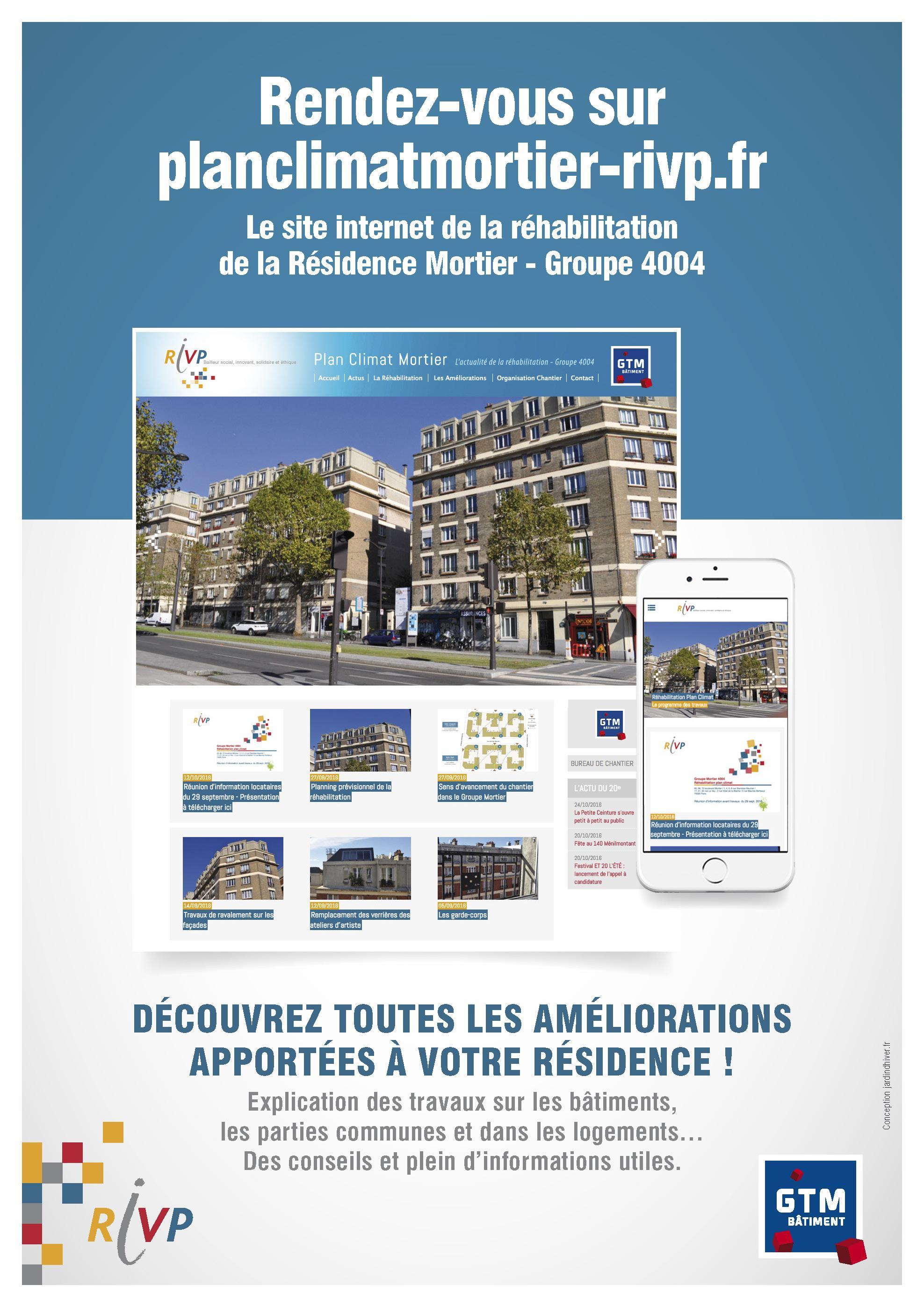 Réhabilitation RIVP en milieu occupé : Résidence Mortier