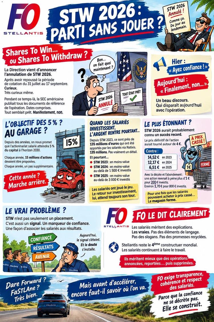 STW 2026 PARTI SANS JOUER ?