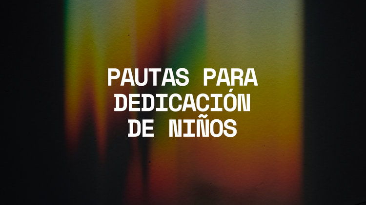 PAUTAS DE DEDICACIÓN DE NIÑOS