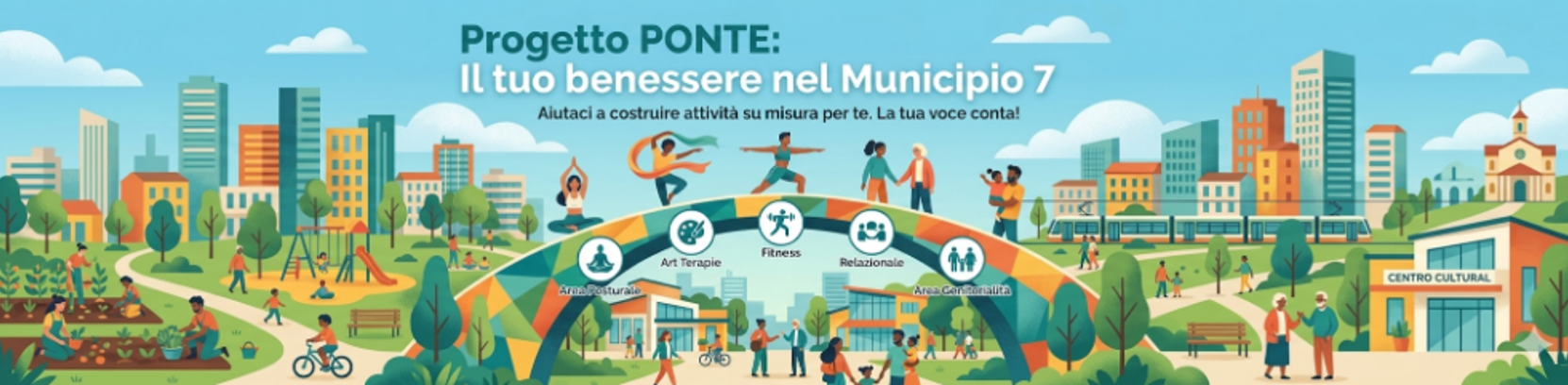 Progetto PONTE: un collegamento verso il tuo benessere.