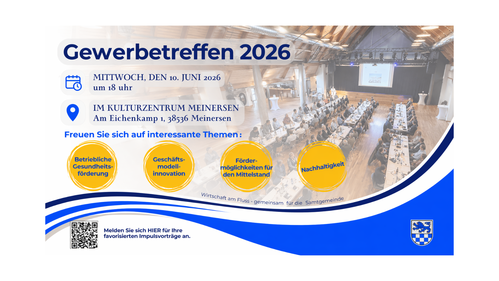 Gewerbetreffen der Samtgemeinde Meinersen am 10.06.26 - Jetzt anmelden