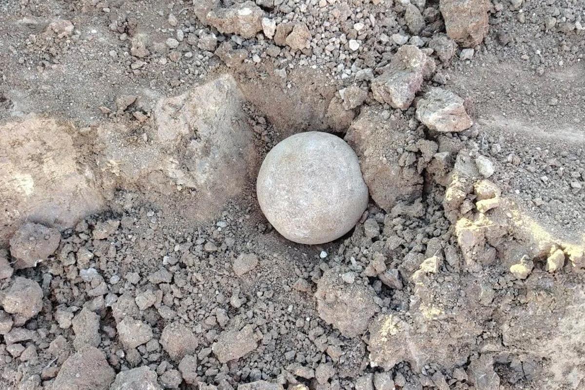 Mysterious stone sphere discovered in Azerbaijan