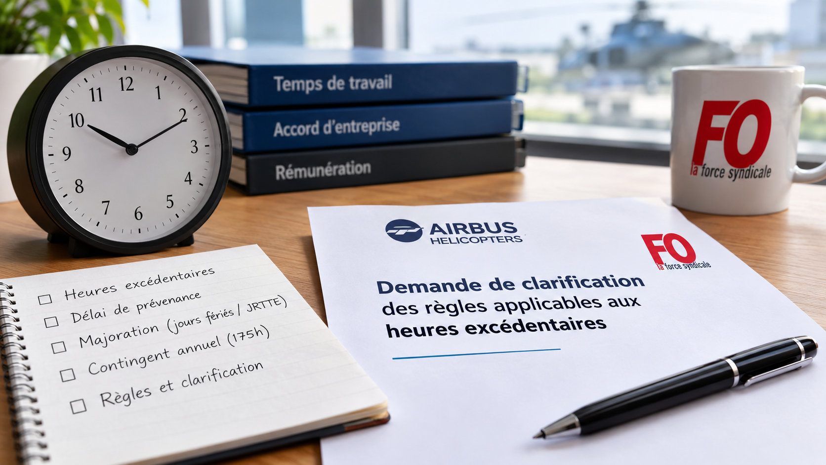 Heures excédentaires : FO demande une clarification des règles!