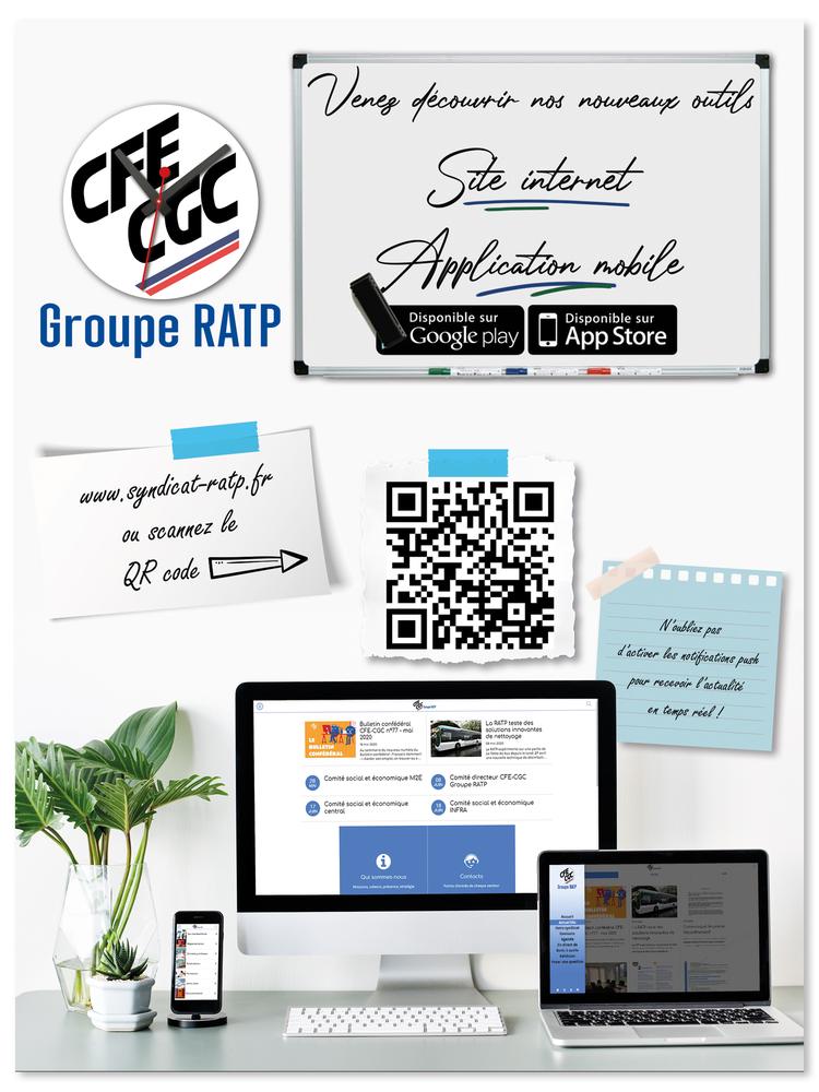 Application mobile CFE-CGC Groupe RATP