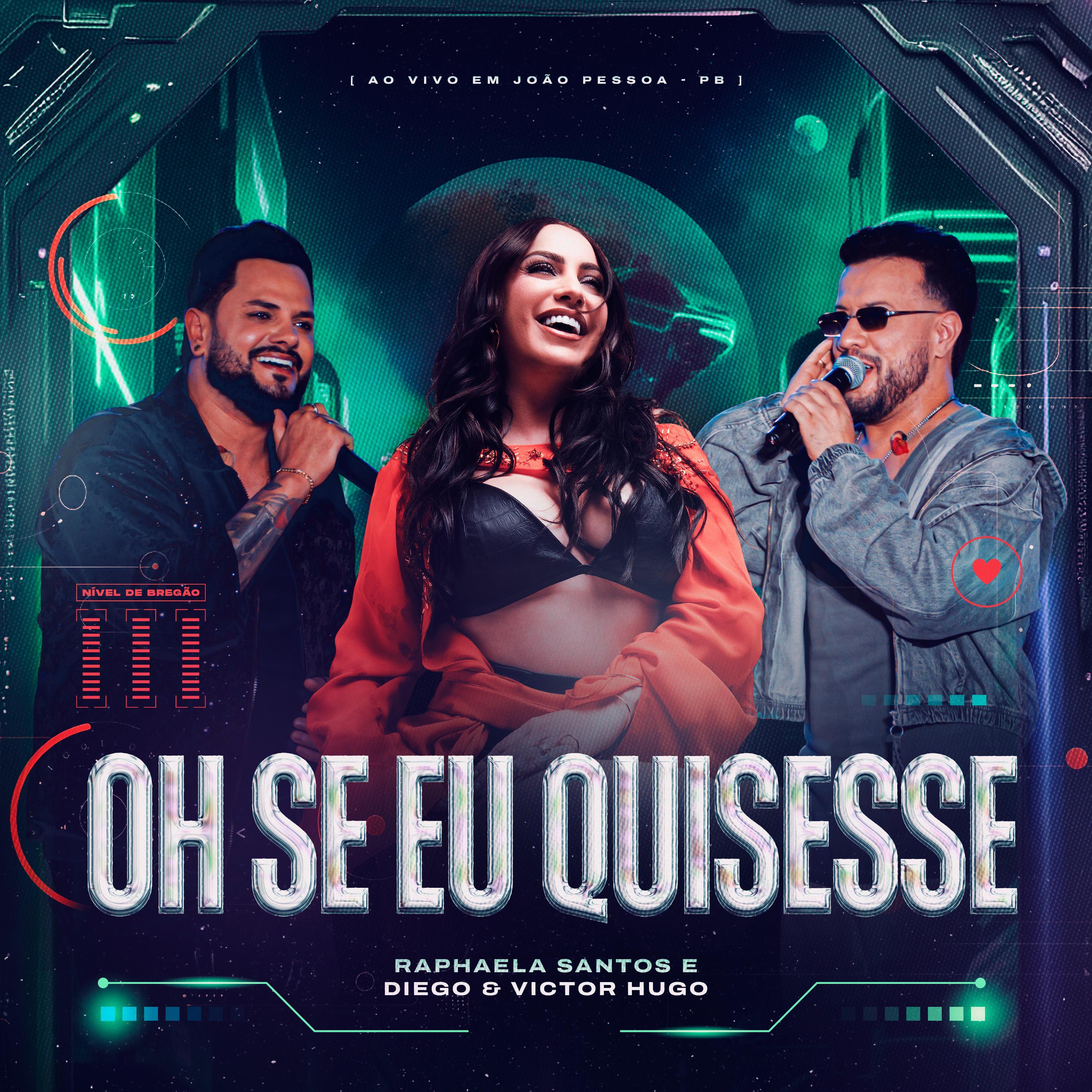 Após reunir mais de 500 mil pessoas, Raphaela Santos lança álbum completo "Ao Vivo na Paraíba" e destaca a inédita "Oh Se Eu Quisesse", em parceria com Diego & Victor Hugo