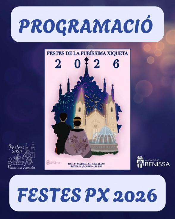 Programación Fiestas Puríssima Xiqueta de Benissa
