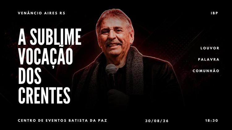 A sublime vocação dos crentes