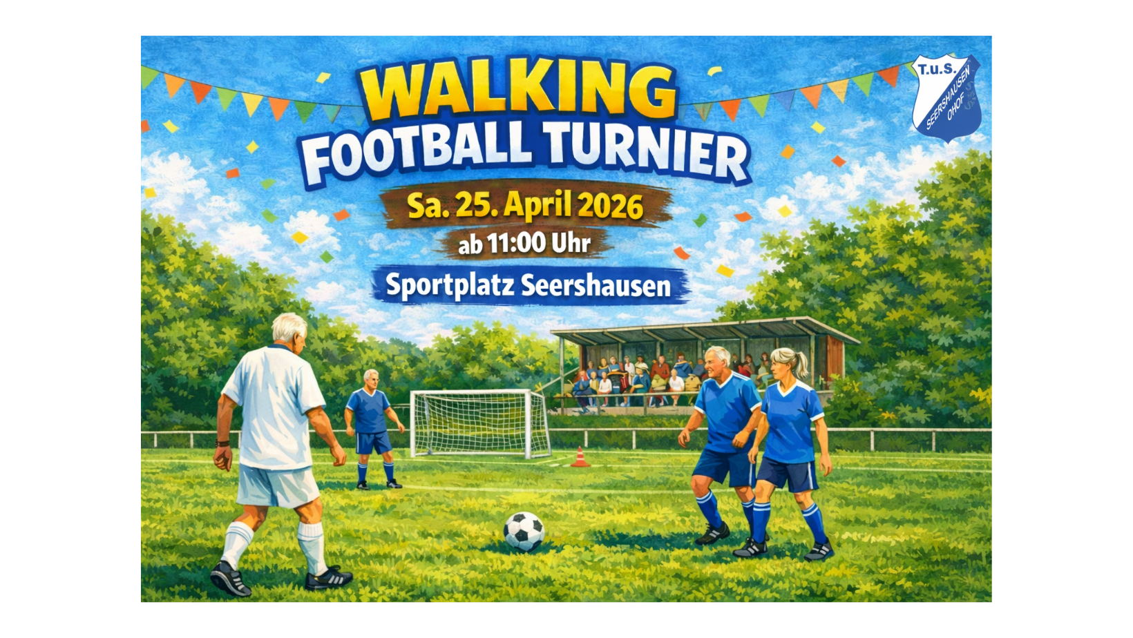 👉 Walking Football einfach ausprobieren – jetzt beim Turnier in Seershausen!