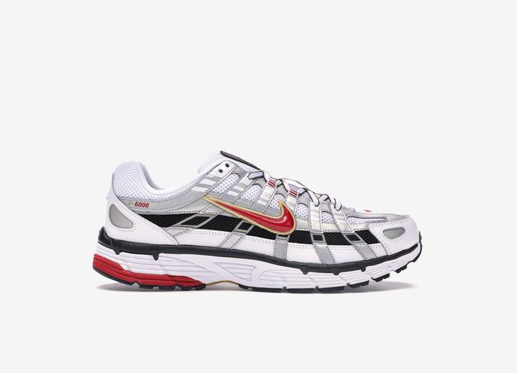 NIKE P-6000 White Gold Red