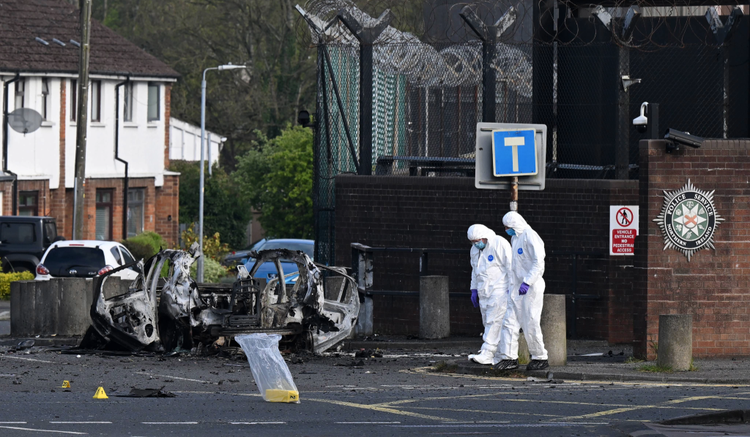 North’s politicians condemn those behind suspected car bomb outside police station