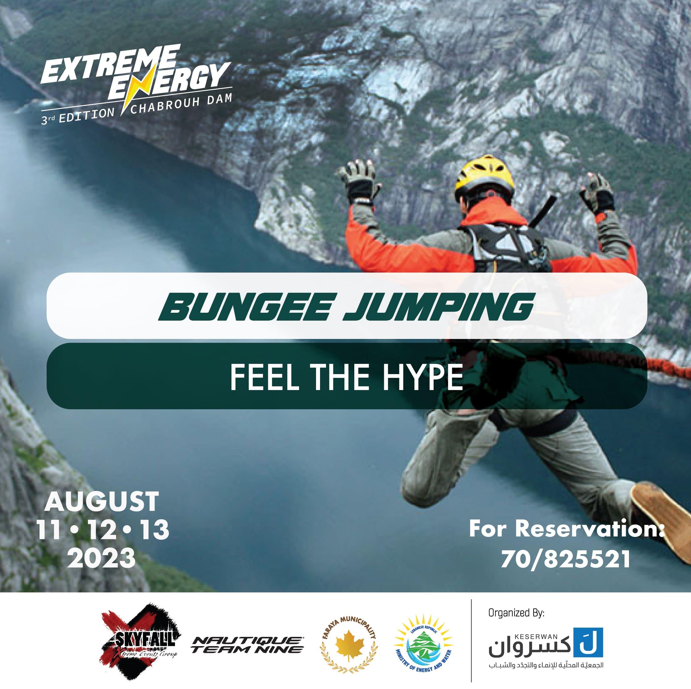 Bungee Jumping at Chabrouh Dam