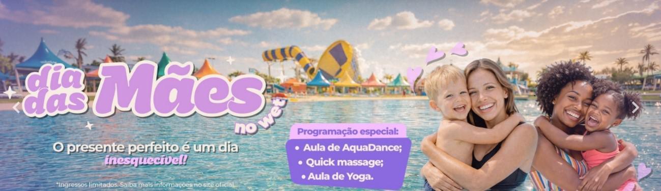 Wet'n Wild celebra o Mês das Mães com programação especial e momentos de pura alegria para toda a família