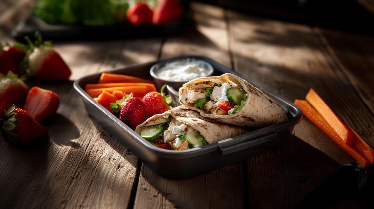 Greek Chicken Pita Pockets