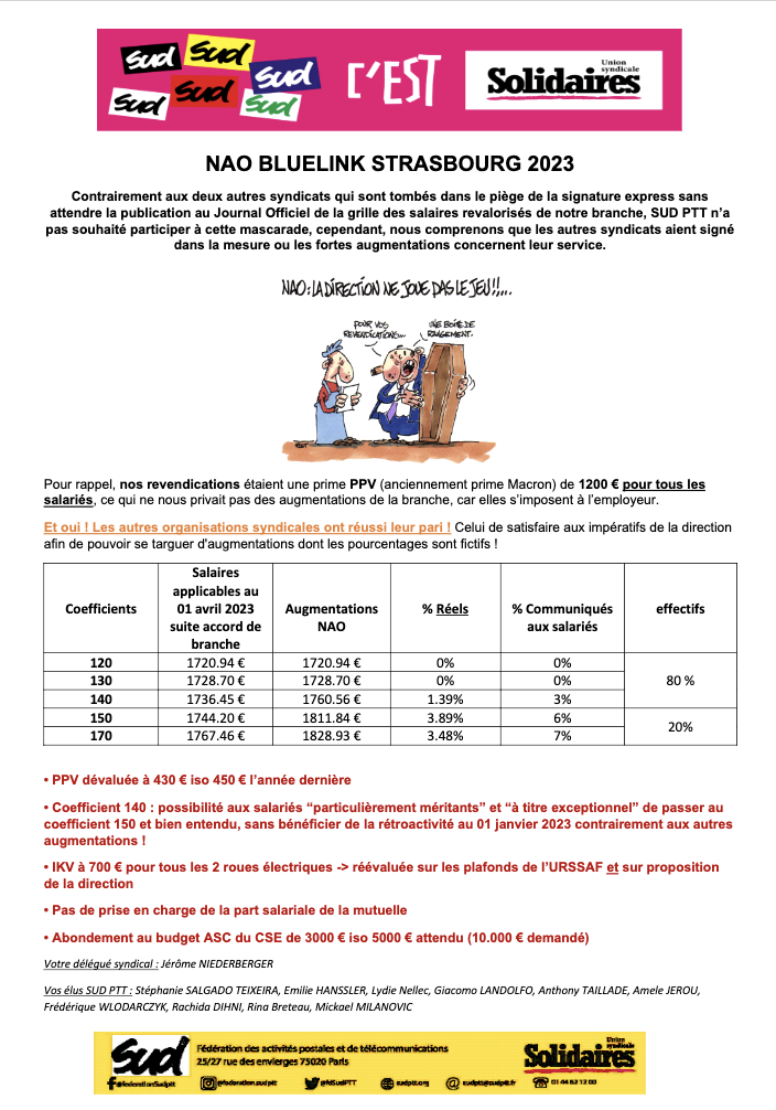 NAO BLUELINK STRASBOURG 2023