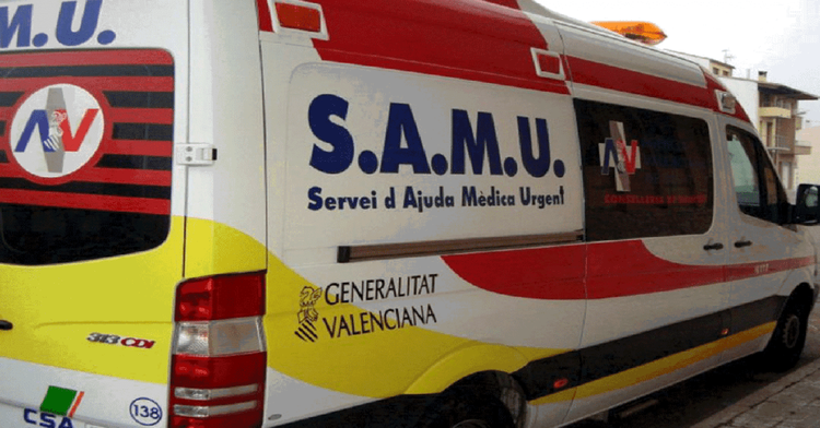 Un trabajador resulta herido tras precipitarse desde dos pisos en Xàbia